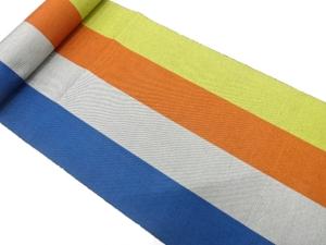 アンティーク　縞模様織り出し　八寸帯地反物